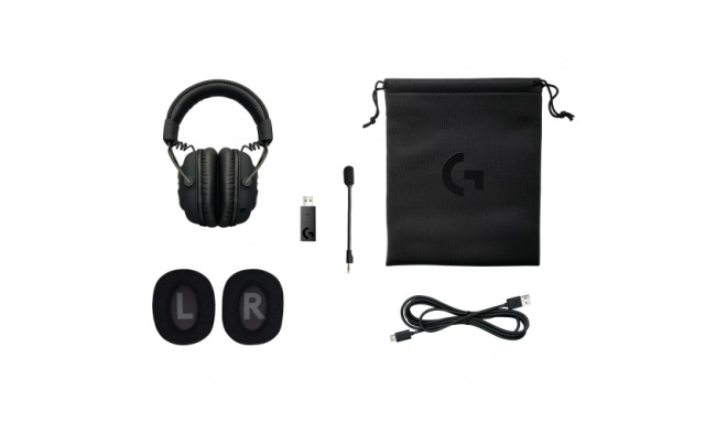 Logitech G PRO X LightSpeed Wireless Gaming Headset, Black