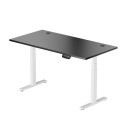 Height Adjustable Table Up Up Thor White, Table top L Black