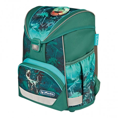 Herlitz ранец Ultralight - Green Rex, 15 л