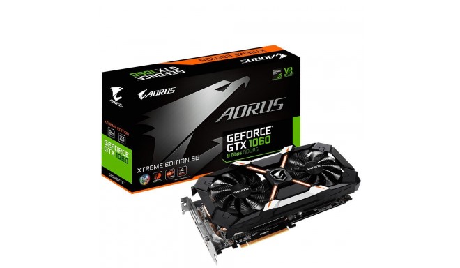 VGA PCIE16 GTX1060 6GB GDDR5/GV-N1060AORUS X-6GD GIGABYTE