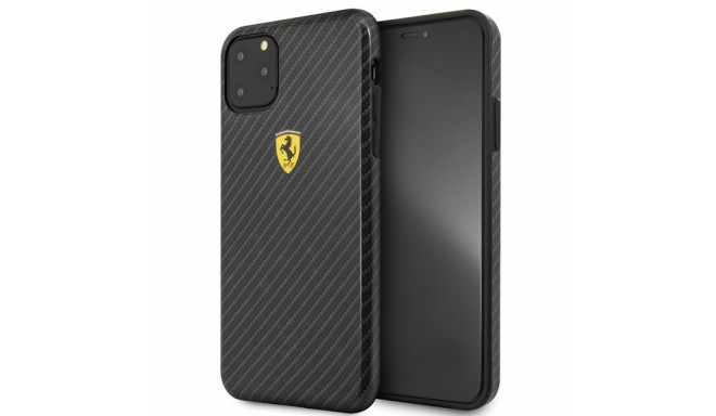 Ferrari Hardcase FESPCHCN65CBBK Protect Silicone Case For Apple iPhone 11 Pro Max Black