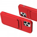 Hurtel kaitseümbris Card Xiaomi Redmi 10X 4G/Redmi Note 9, burgundy