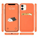 Hurtel kaitseümbris Card Samsung Galaxy A22 4G, must