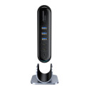 Baseus multifunkční HUB 3x USB 3.2 Gen 1 / 2x USB 2.0 / 2x USB Type C / čtečka karet SD a micro SD /