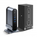 Baseus multifunkční HUB 3x USB 3.2 Gen 1 / 2x USB 2.0 / 2x USB Type C / čtečka karet SD a micro SD /