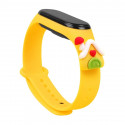 Strap Xmas Wristband for Xiaomi Mi Band 4 / Mi Band 3 Christmas Silicone Strap Bracelet Yellow (hous