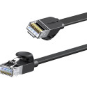 Baseus high Speed Six types of RJ45 Gigabit network cable (flat cable)15m Black