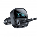 Acefast car charger 101W 2x USB Type C / USB, PPS, Power Delivery, Quick Charge 4.0, AFC, FCP black 