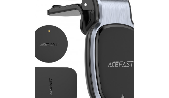 Acefast magnetický držák telefonu do auta pro větrací otvor šedý (D16 šedý)