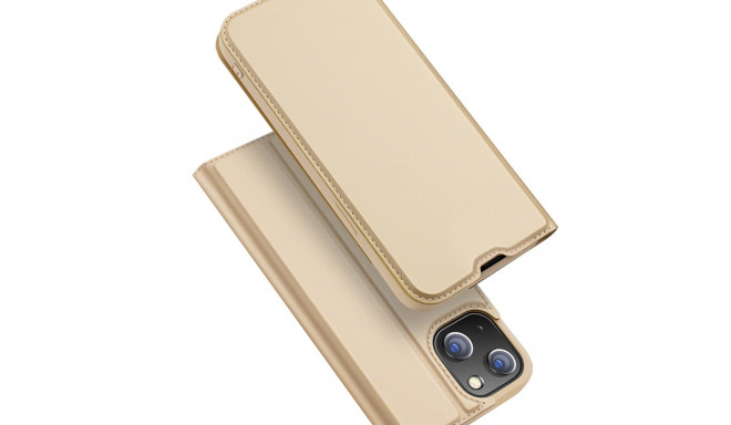 Dux Ducis Skin Pro Holster Cover Flip iPhone 14 / 13 gold