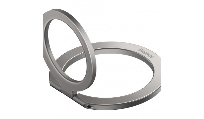 Baseus Halo magnetic ring holder phone stand silver (SUCH000012)