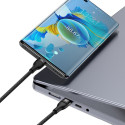 Baseus Flash Series Ⅱ Kabel pro rychlé nabíjení 2v1 USB-C – 2xUSB-C 100W 1,5m černý