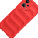 Pouzdro Magic Shield pro Xiaomi Redmi Note 12 5G / Poco X5 5G Flexible Armor Cover Red