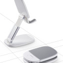 Joyroom JR-ZS371 skládací stojan pro tablet s výškovým nastavením - bílý