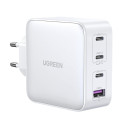 Rychlonabíječka GaN 3xUSB C / USB 100W PPS Ugreen CD226 - bílá