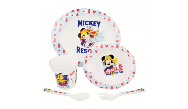 Mickey Mouse - Duży zestaw naczyń do mikrofali (5 szt)