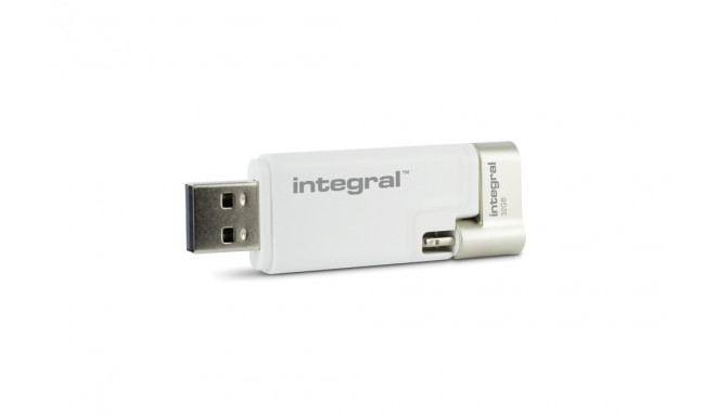Integral iShuttle - pamięć przenośna 32 GB ze złączem USB oraz Lightning certyfikat MFi