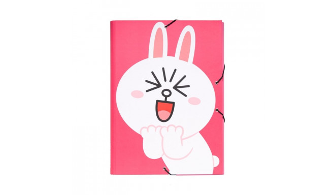 BT21 - Teczka do przechowywania dokumentów króliczek CONY A4 (24 x 34 cm)