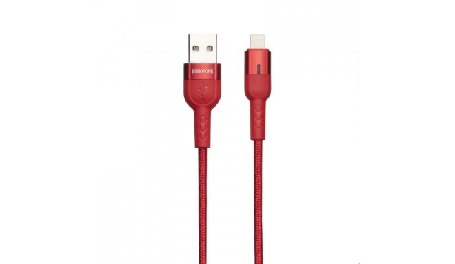 Borofone Starlight - kabel połączeniowy USB do Lightning 1.2 m (czerwony)