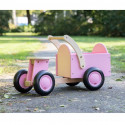 New Classic Toys - Pink wooden cargo bike