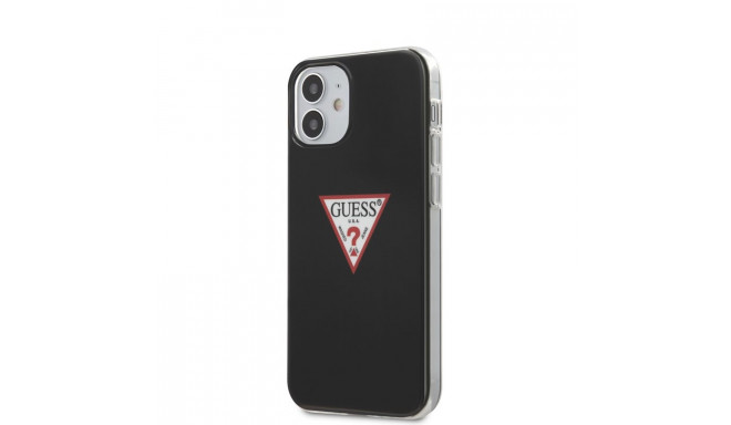 Guess Triangle Logo - Etui iPhone 12 Mini (czarny)