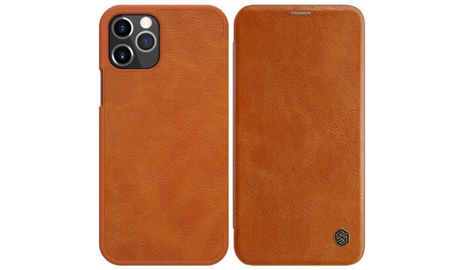 Nillkin Qin Leather Case - Etui Apple iPhone 12 Pro Max (Brown)