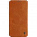 Nillkin Qin Leather Case - Case for Apple iPhone 12 Pro Max (Brown)