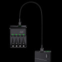 Green Cell GC VitalCharger Ni-MH AA and AAA battery charger with Micro USB and USB-C port