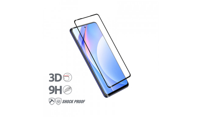 Crong 3D Armour Glass - Szkło hartowane 9H Full Glue na cały ekran Xiaomi Mi 10T Lite