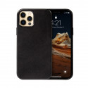 Crong kaitseümbris Essential Cover Leather iPhone 12 Pro Max, must