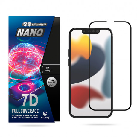Crong kaitseklaas 7D Nano Flexible 9H Apple iPhone 13 mini