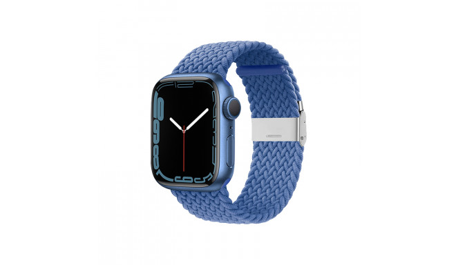 Crong Wave Band – Pleciony pasek do Apple Watch 38/40/41/42 mm (niebieski)