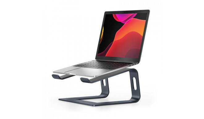 Crong AluBench – Aluminiowa podstawka do laptopa (grafitowy)