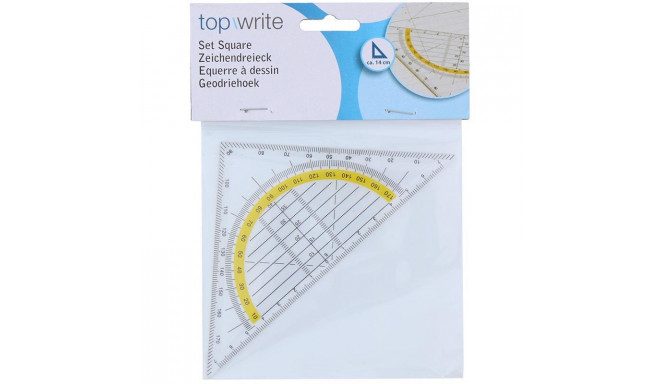 Topwrite - Trójkąt geometryczny 3w1 14 cm
