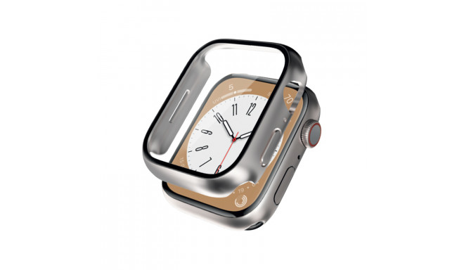 Crong Hybrid Watch Case - Etui ze szkłem Apple Watch 40mm (Starlight)