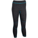 Thermo pants for women AVENTO 0774 42 Black/Aqua