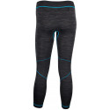 Thermo pants for women AVENTO 0774 36  Black/Aqua