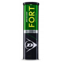 Tennis balls Dunlop FORT ALL COURT TS Premium 4-tin ITF