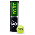 Tennis balls Dunlop FORT ALL COURT TS Premium 4-tin ITF