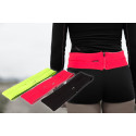 Sports Belt AVENTO 21PR L Fluorescent pink/Black/Silver