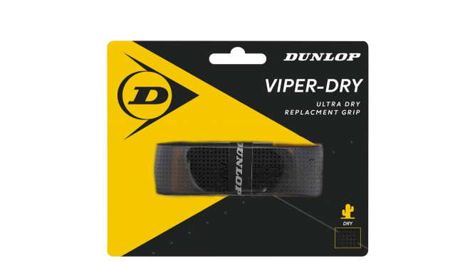 Tennis racket replacement grip DUNLOP VIPERDRY 1pcs. black