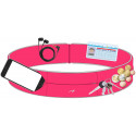 Sports Belt AVENTO 21PR L Fluorescent pink/Black/Silver