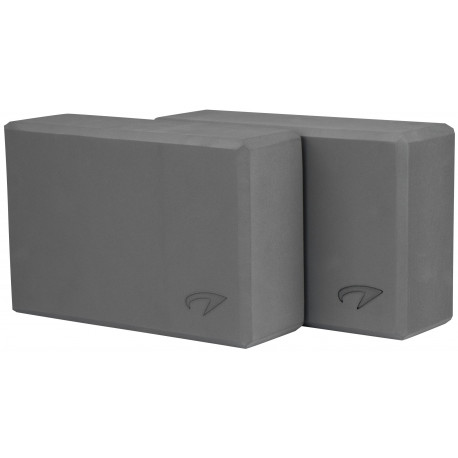 Yoga brick AVENTO 42YA 2pcs Grey