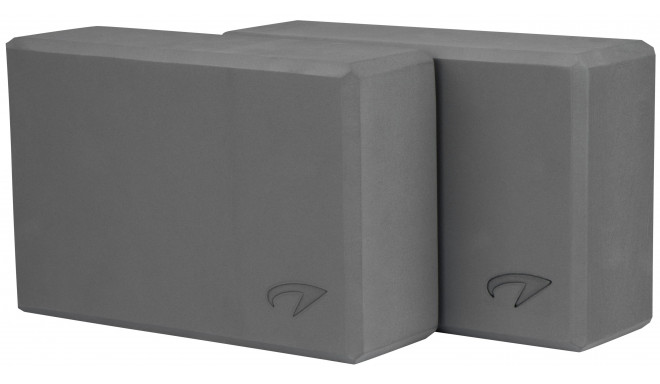 Yoga brick AVENTO 42YA 2pcs Grey