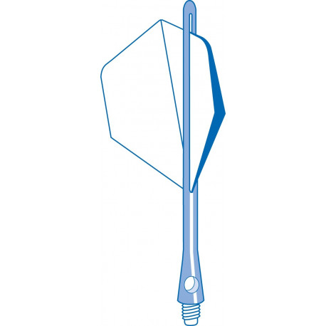 Dart shafts UNICORN Slikstik Aliuminium Short 3pcs