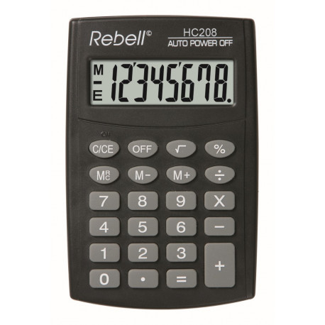 Calculator pocket Rebell HC208