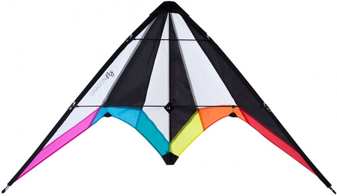 STUNT DRAGONFLY 51XB Stunt Kite BISE 115 Black/White/Pink/Blue