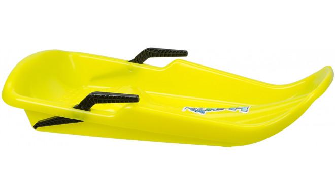 Sledge plastic RESTART Twister 0298 80x39 cm Yellow