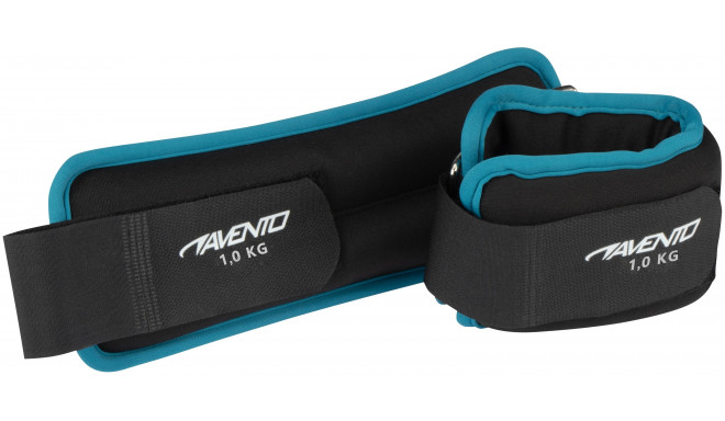 Wrist/ankle weight neopreen AVENTO 42AE 2X1kg Black/Blue