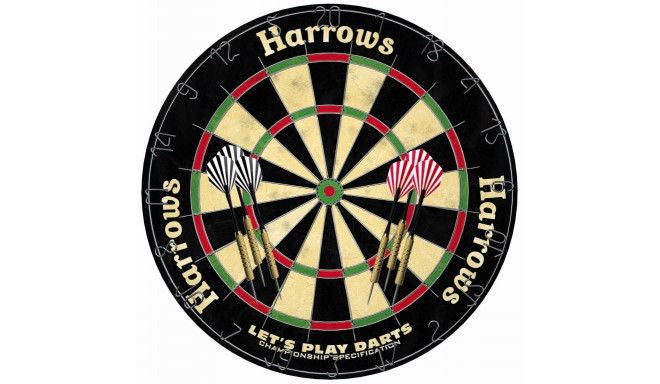 Dartboard HARROWS LET'S PLAY DARTS